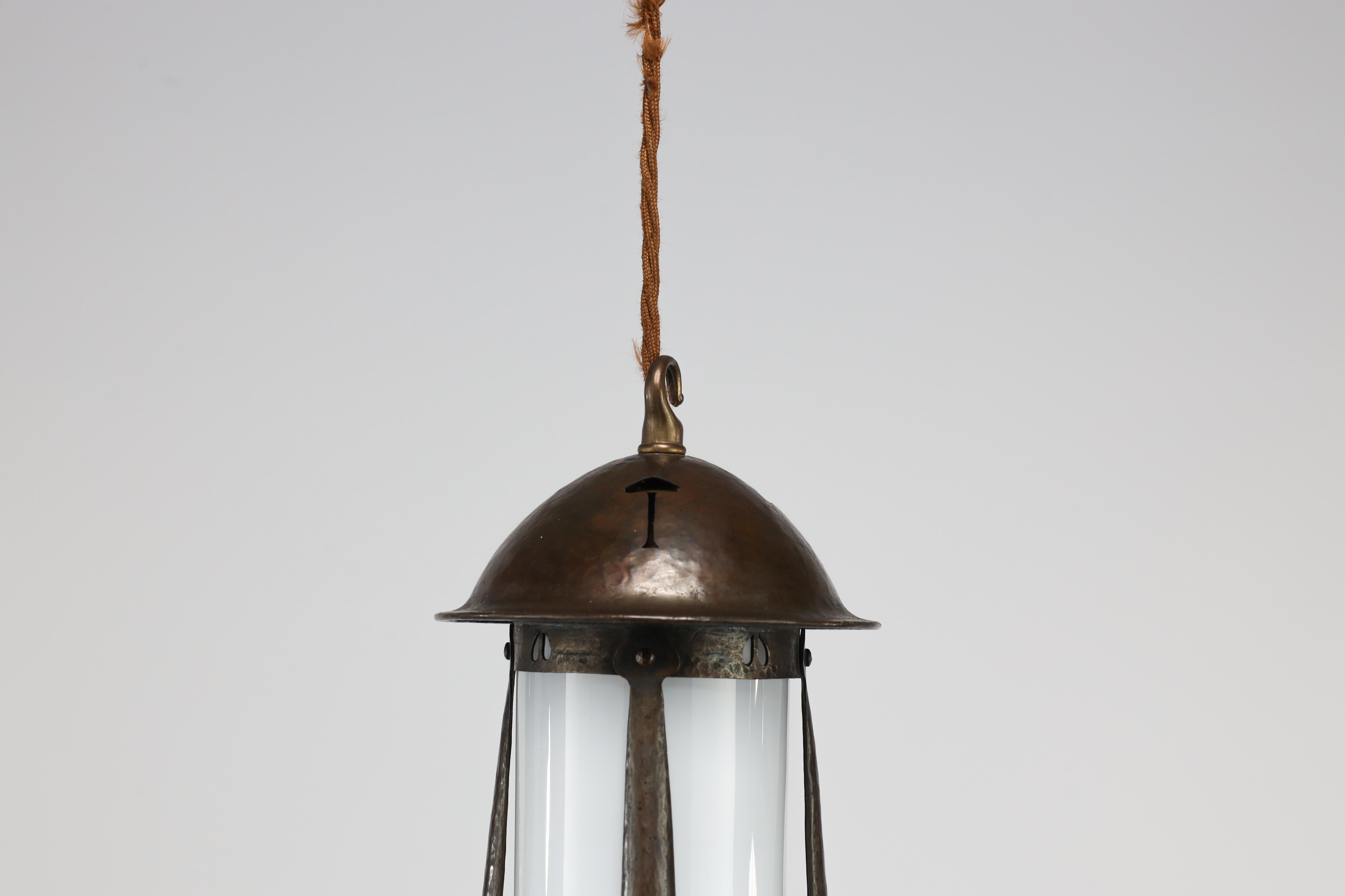 copper lantern lighting