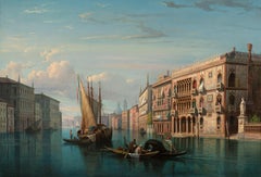 View of the Palazzo Cá d’Oro in Venice