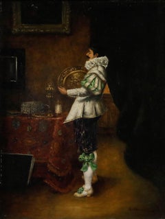 Gustave Barrier (1871-1953) - Early 20th Century Oil, Nobleman with Antiques