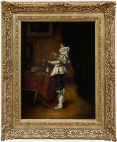 Gustave Barrier (1871-1953) - Early 20th Century Oil, Nobleman with Antiques