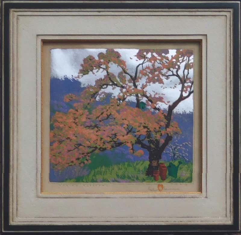 Gustave Baumann #39 Taos Placita #39 1940s Southwest Masterwork New Gustave Baumann #39 Taos Placita #39 1940s Southwest Masterwork New