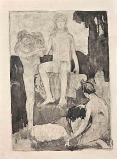 Orpheus – Zeichnung von Gustave Bourgogne – 1940er Jahre