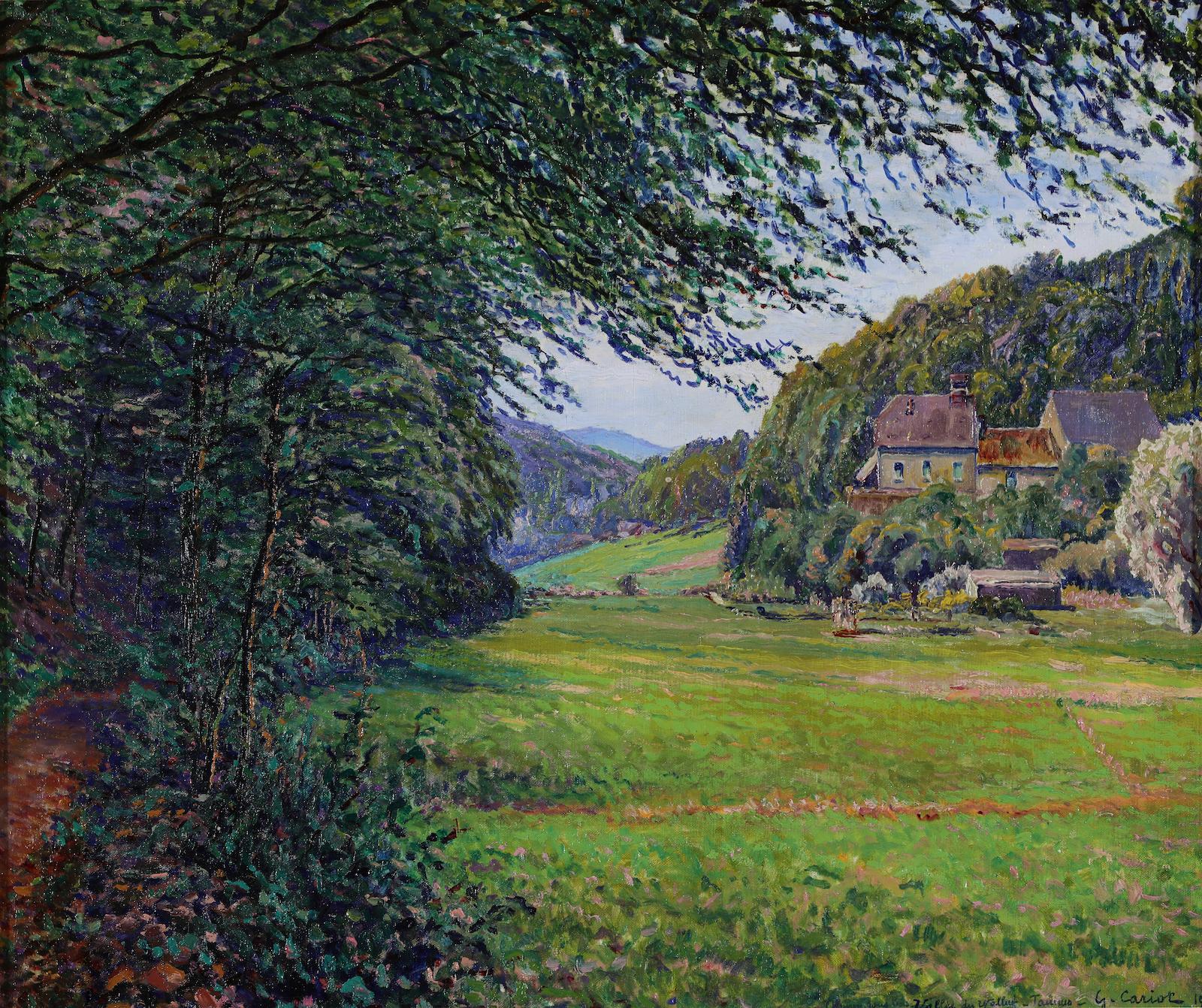 Gustave Camille Gaston Cariot - Chemin sous bois - Vallée du Walluf ...