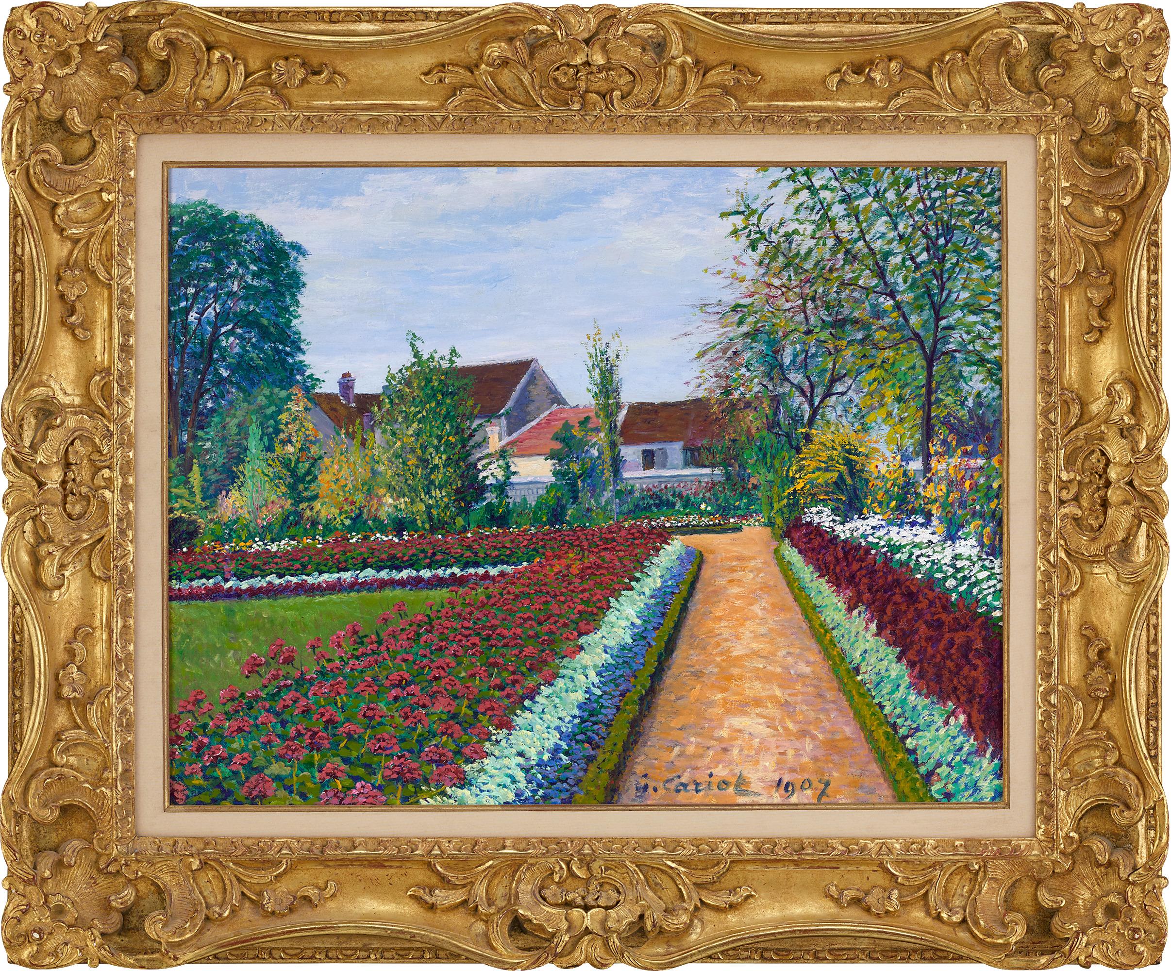 L'allée fleurie von Gustave Cariot im Angebot 1