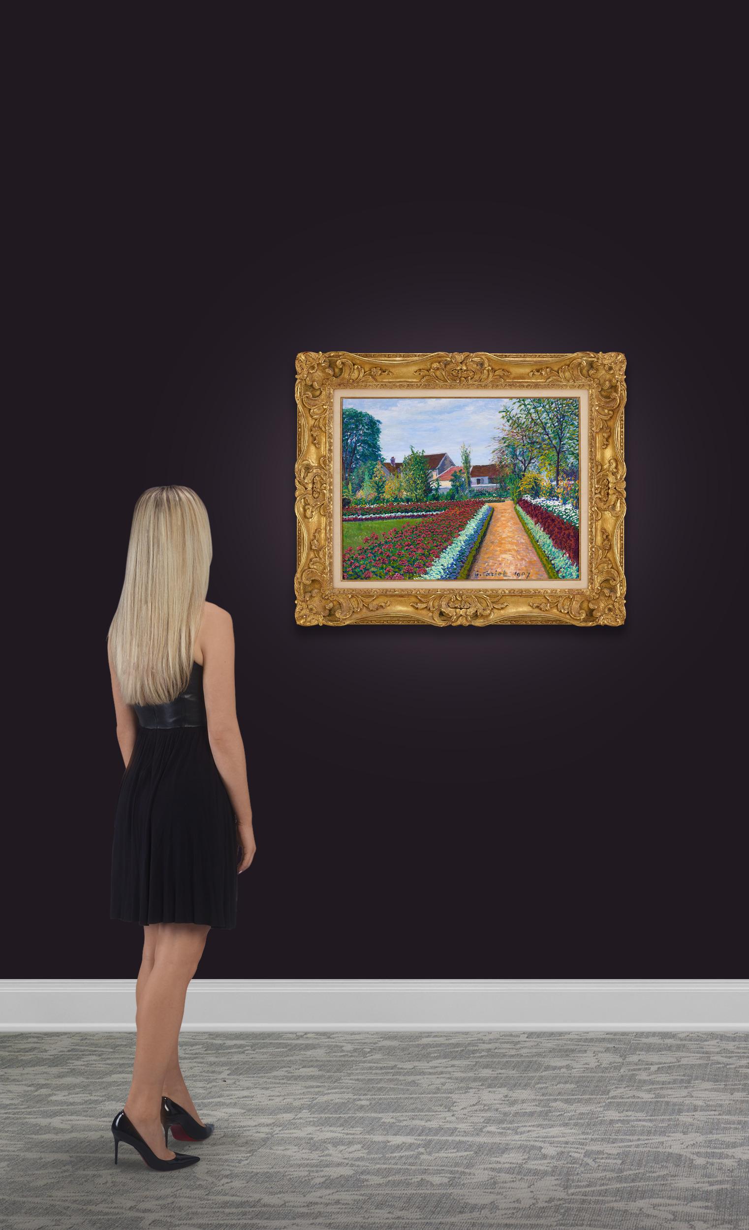 L'allée fleurie von Gustave Cariot im Angebot 5