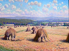Meules dans un Paysage Vallonné