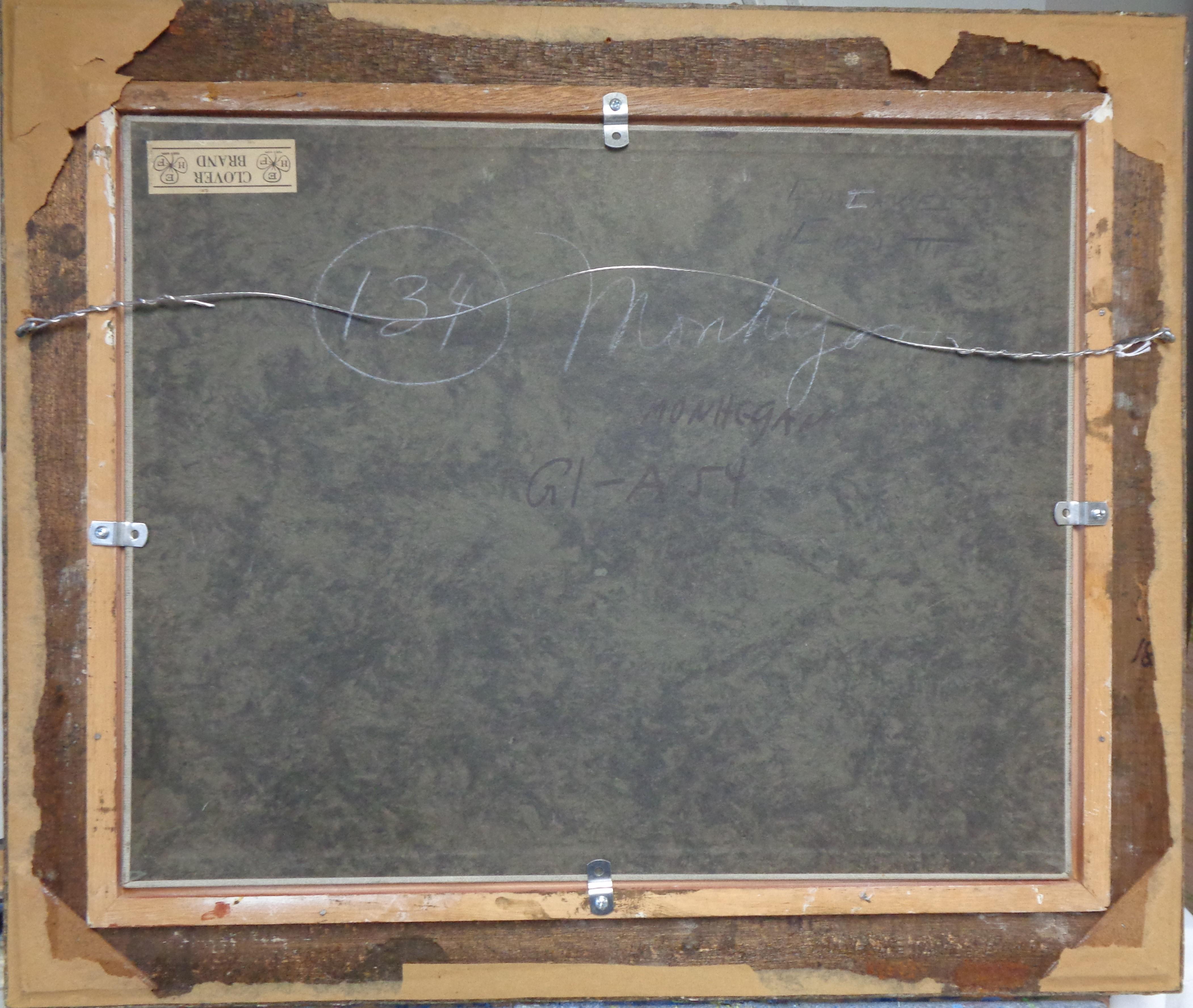 American Impressionist Oil Painting Gustave Cimioti 1875-1969 Marine Monhegan For Sale 5