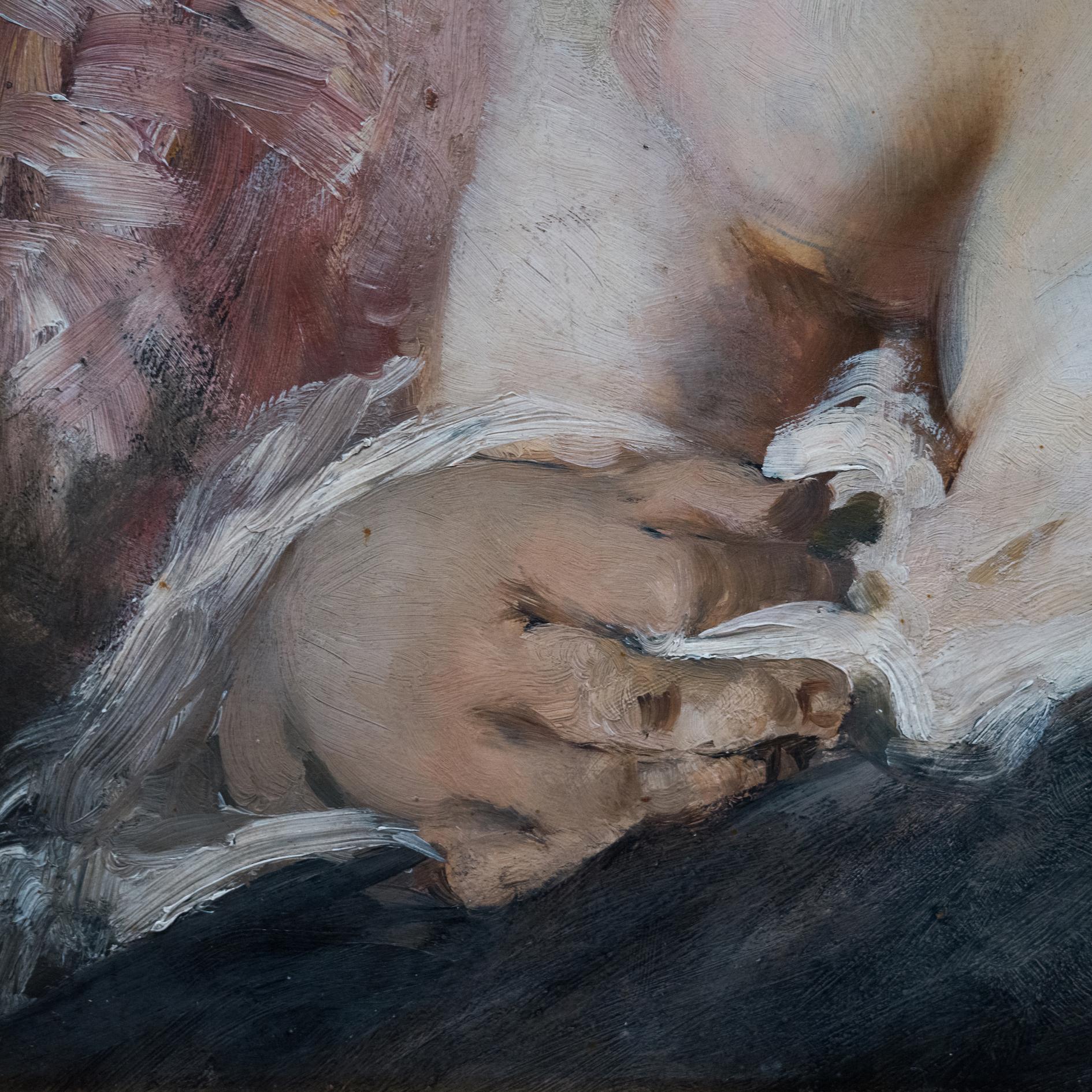 Il nudo enigmatico, cerchio di Gustave Courbet (circle) 2