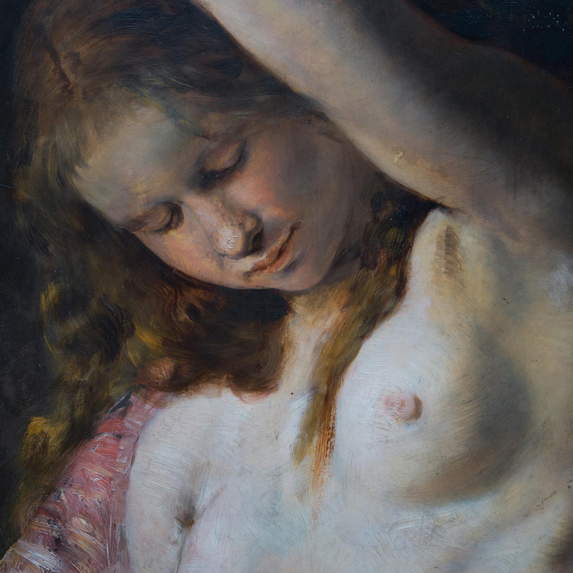 Il nudo enigmatico, cerchio di Gustave Courbet (circle) 3