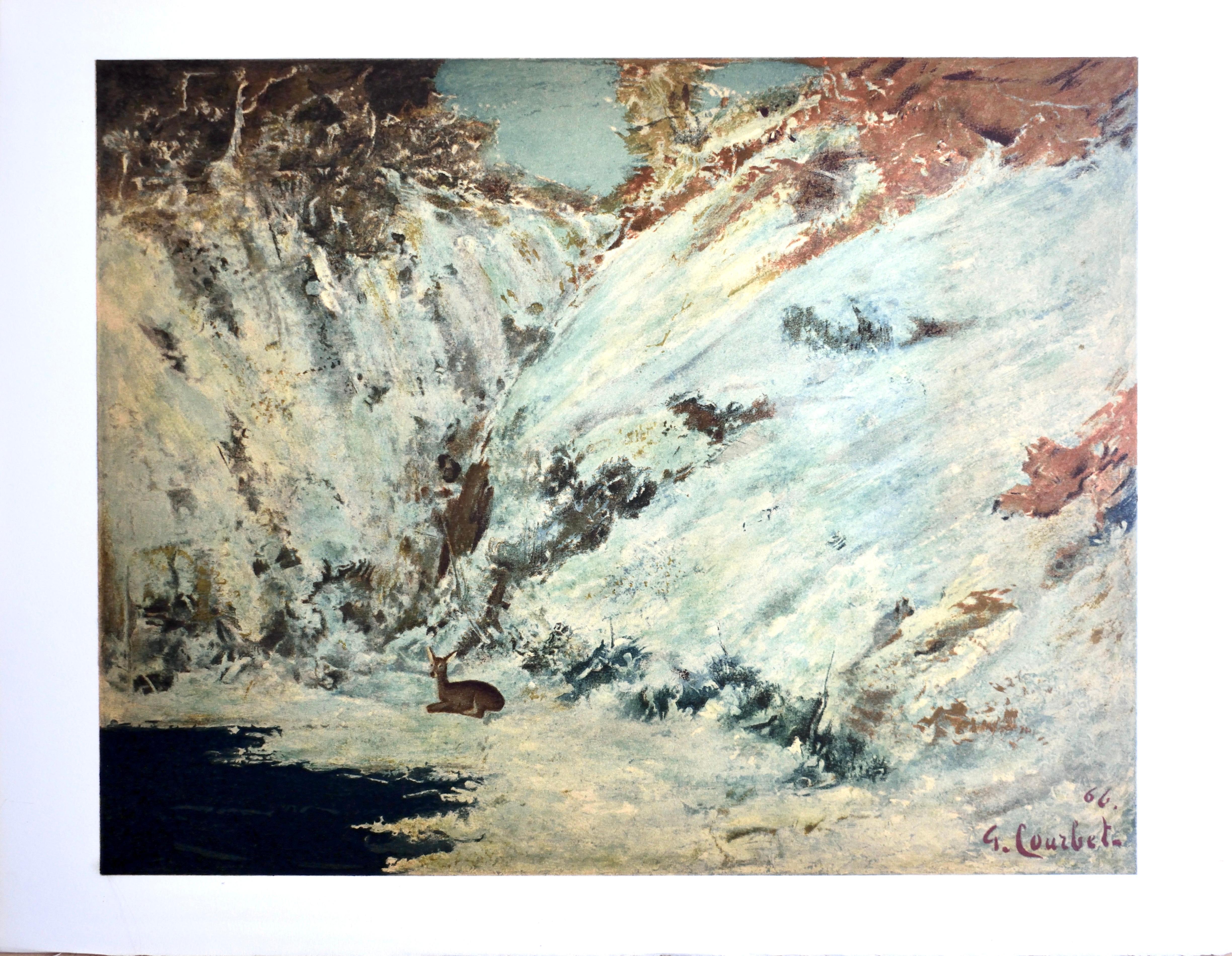 Courbet, Paysage de neige dans le jura, Les Réalistes Lyriques (dopo) in vendita 1