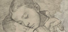 Gustave Courbet, Portrait of Juliette Courbet asleep, 1968 (after)