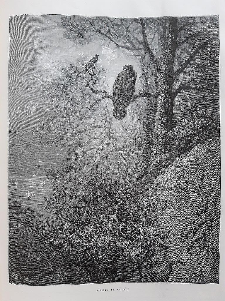Fables de La Fontaine  Livre rare illustré par Gustave Doré - 1868 1