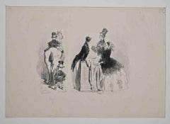 Antique Ménagerie Parisienne - Lithograph by Gustave Dorè - 1854