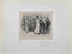 Parigina - Litografia di Gustave Dorè - 1854