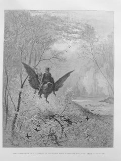 Roland Furieux - Rare Book Illustrated by Gustave Dorè - 1879