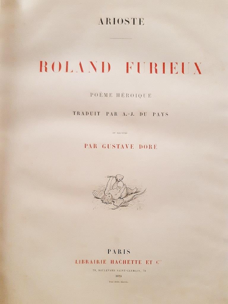 Roland Furieux - Rare Book Illustrated by Gustave Dorè - 1879 - Modern Art by Gustave Doré