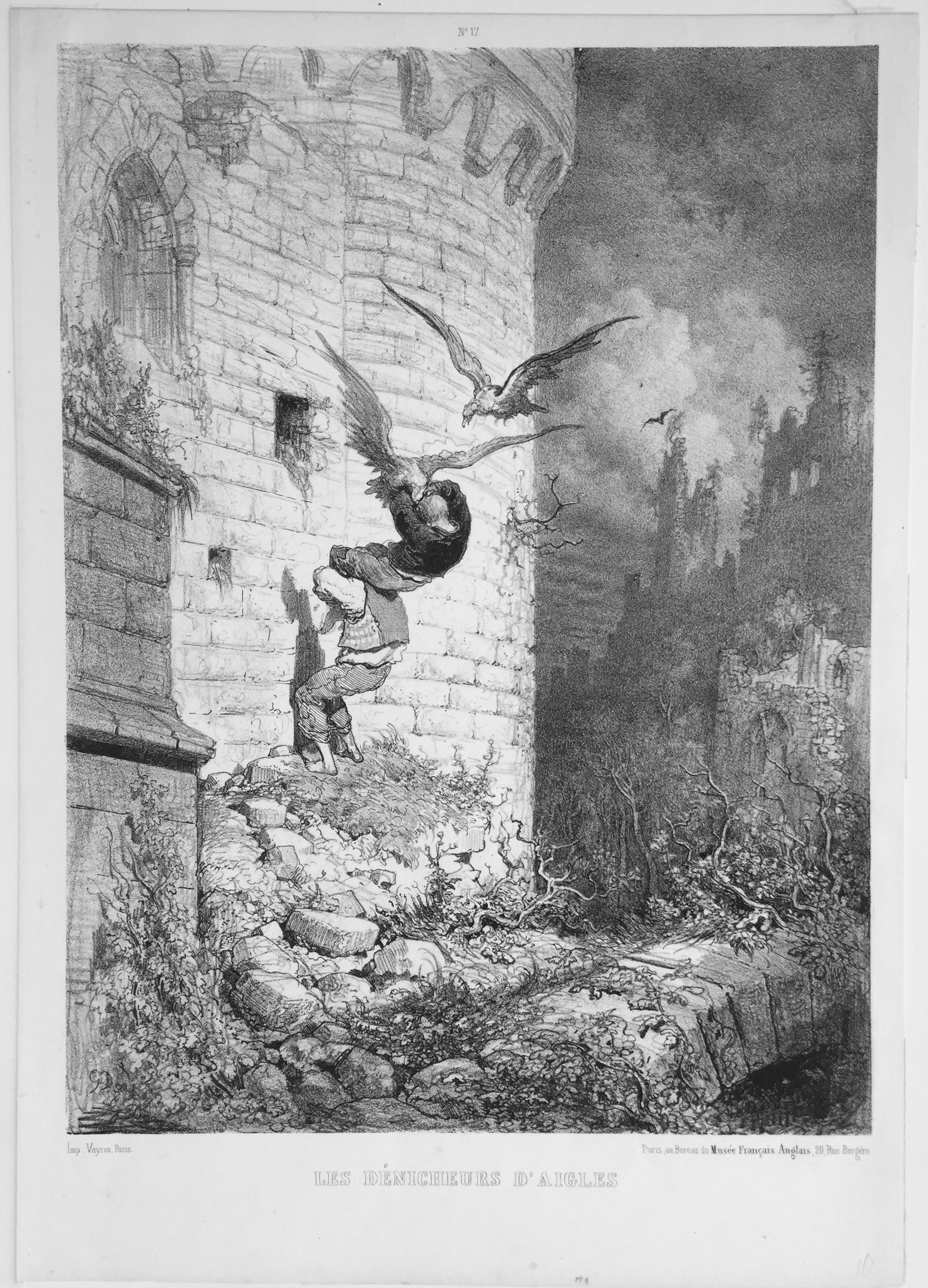 THE EAGLE FINDERS (LES DENICHEURS D'AIGLES) - Print by Gustave Doré