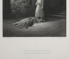 The King's Farewell, Romantic Engraving after Gustave Dore