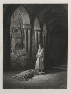 The King's Farewell, Romantic Engraving after Gustave Dore