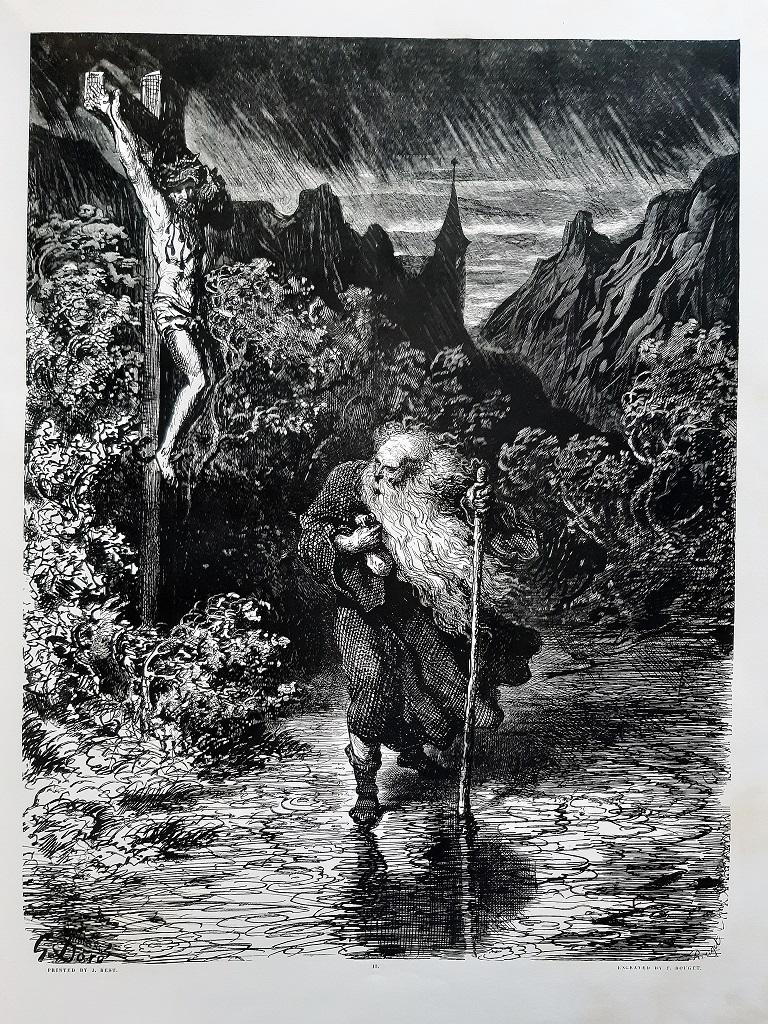 Gustave Doré Figurative Print - The Legend of the Wandering Jew - Rare Book Engraved by G. Doré - 1857