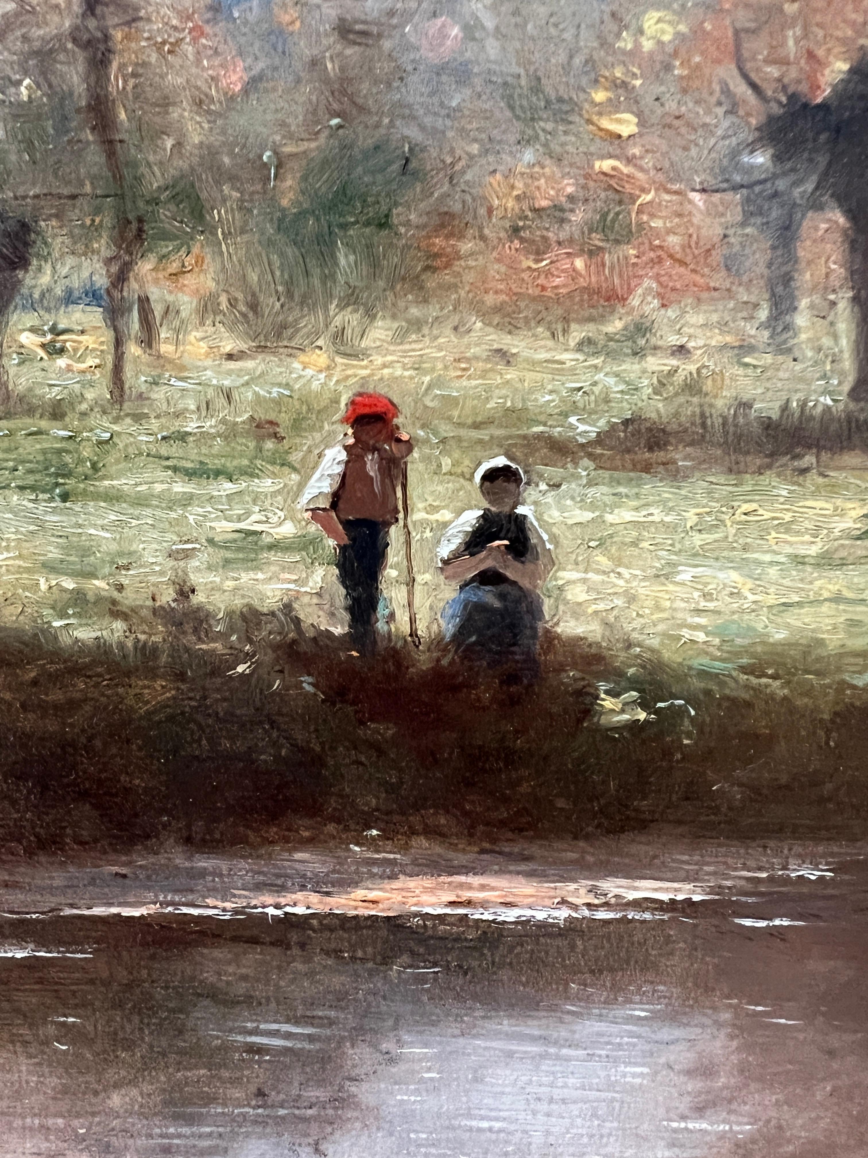 Characters at the edge of the pond For Sale 1