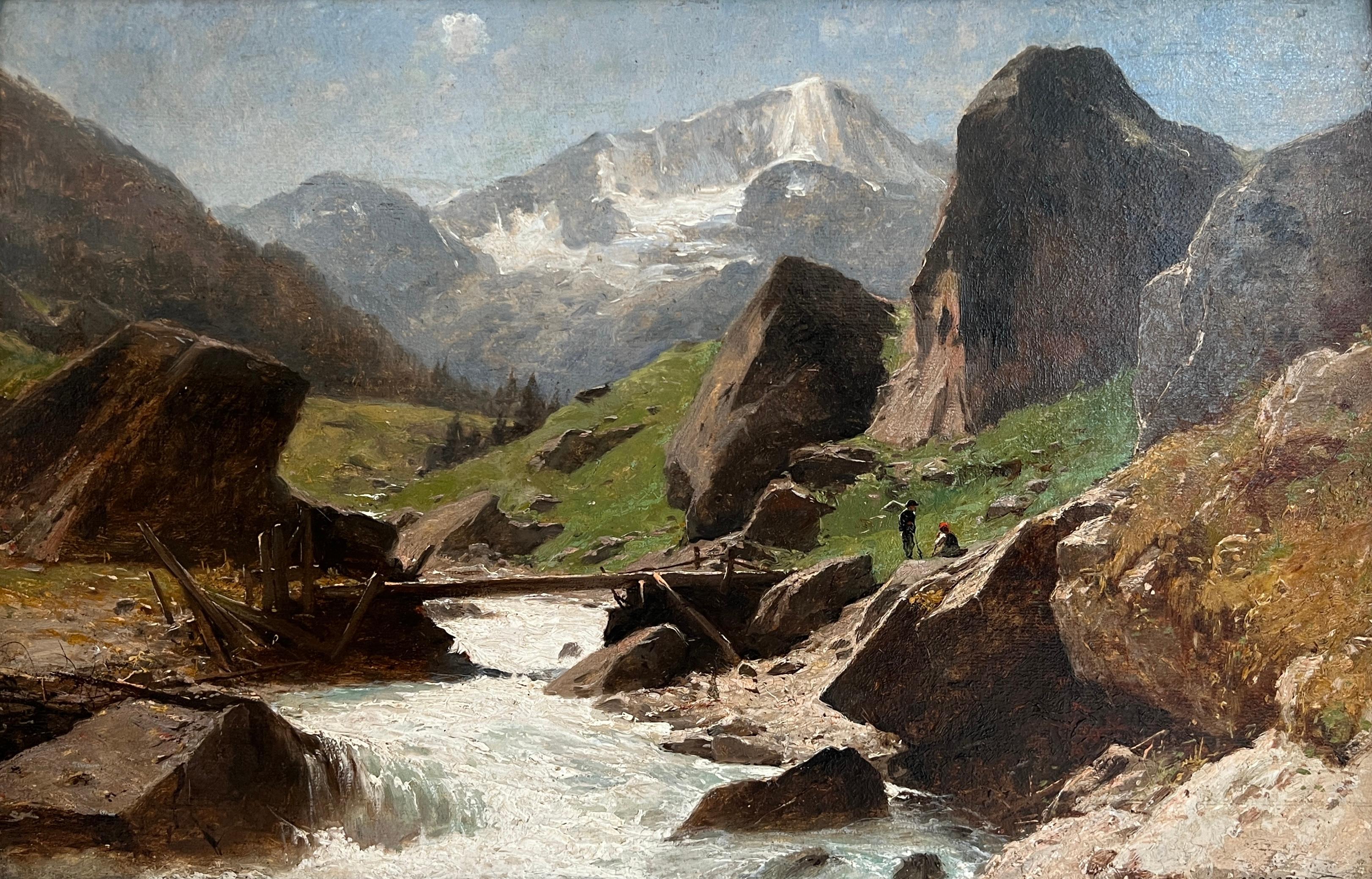 Landscape of the Valais, Switzerland