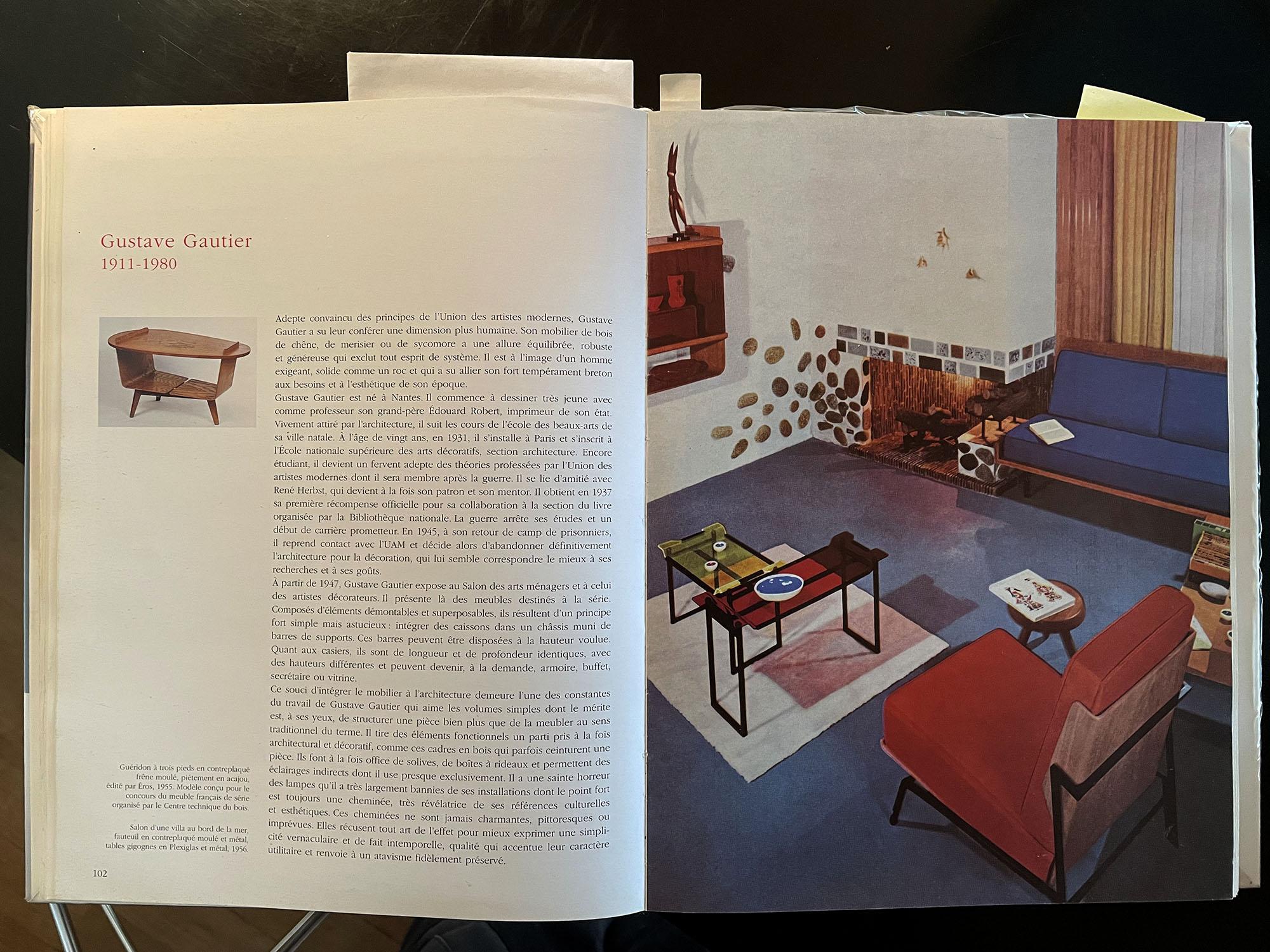 Gustave Gautier, table à trépieds, France 1955 en vente 9