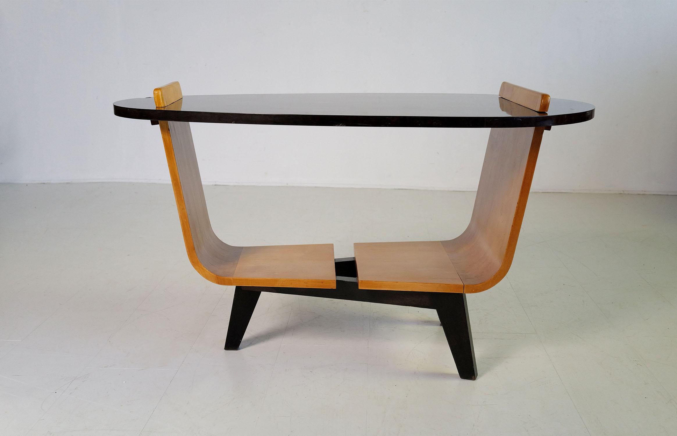 Mid-Century Modern Gustave Gautier, table à trépieds, France 1955 en vente
