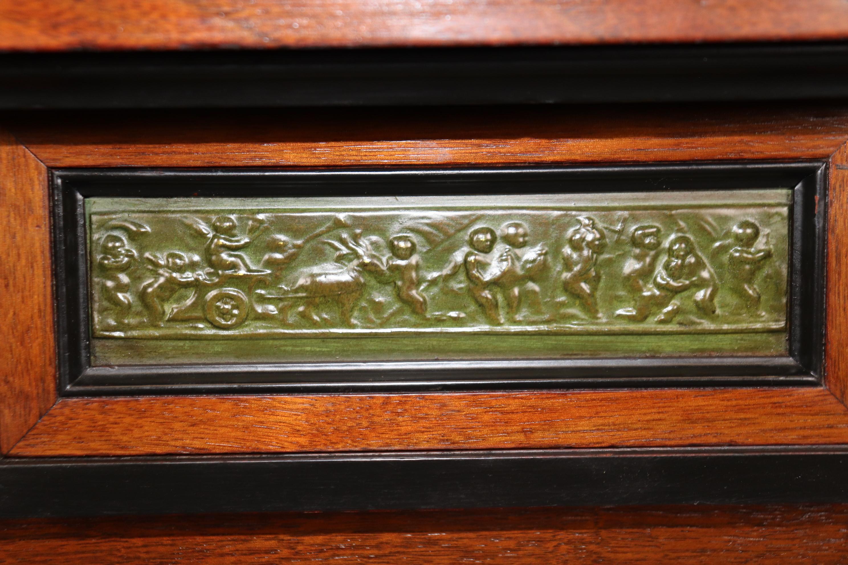 Gustave Herter Grand Carved Gilded Renaissance Revival Victorian Sideboard For Sale 5