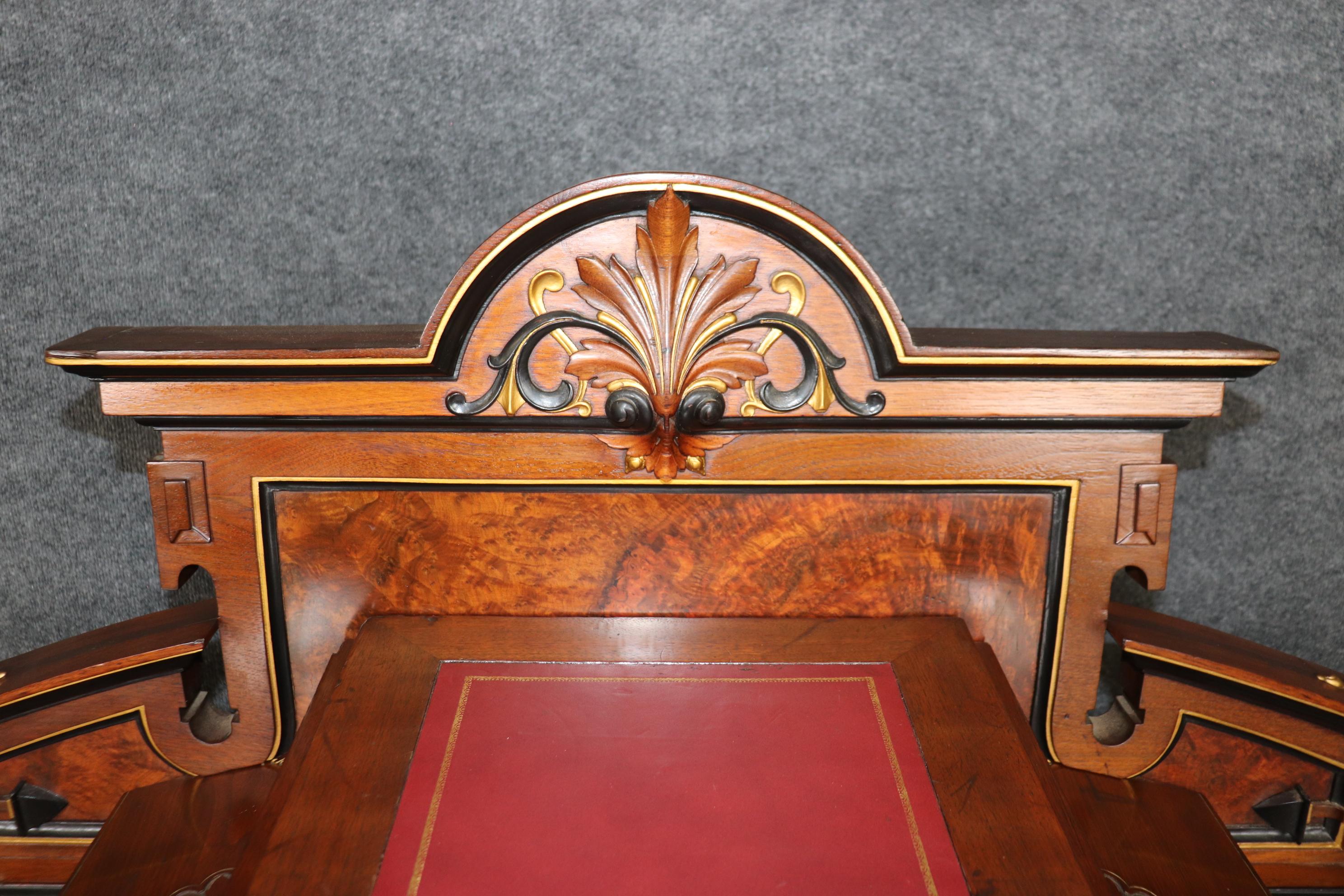 Gustave Herter Grand Carved Gilded Renaissance Revival Victorian Sideboard For Sale 8