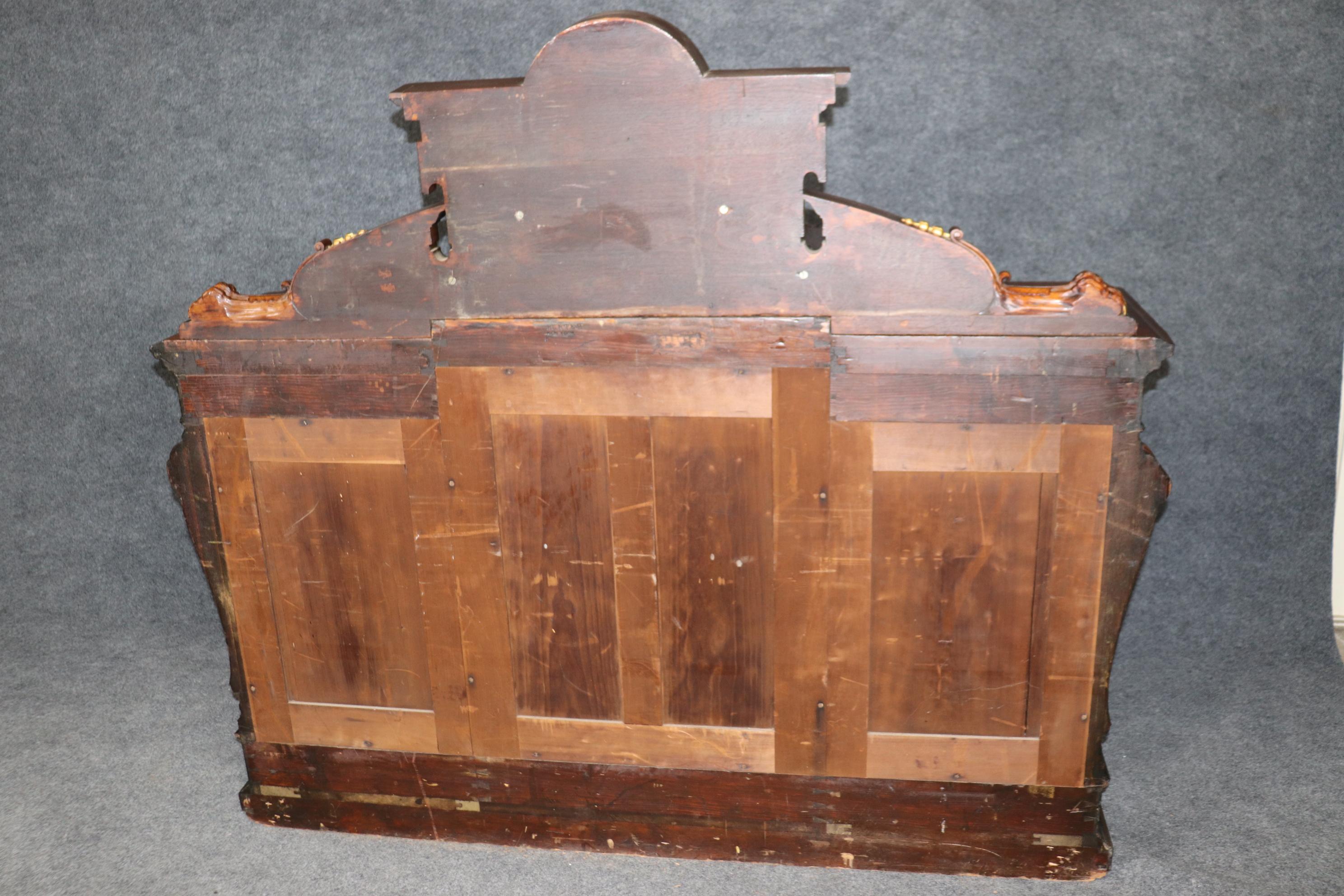 Gustave Herter Grand Carved Gilded Renaissance Revival Victorian Sideboard For Sale 13