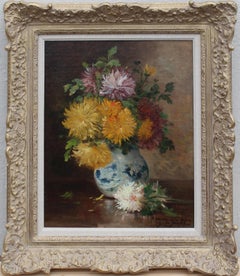 Antique Bouquet de Dahlias, 1890