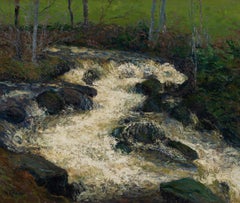 Gustave Loiseau - Le torrent:: Gemälde:: Französisch:: postimpressionistisch:: Wasserlandschaft