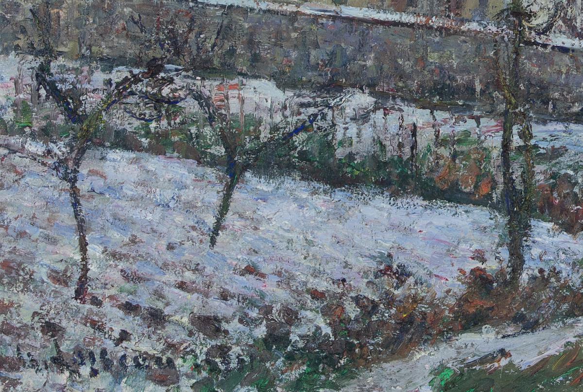 Paysage de neige von Gustave Loiseau – Landschaftsgemälde im Angebot 2