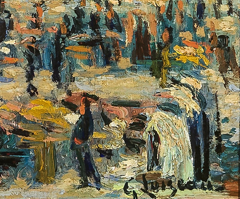 Gustave Loiseau Place de l'Etoile, Painting For Sale at 1stdibs