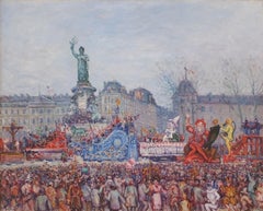 Carnival Day Place de la Republique in Paris