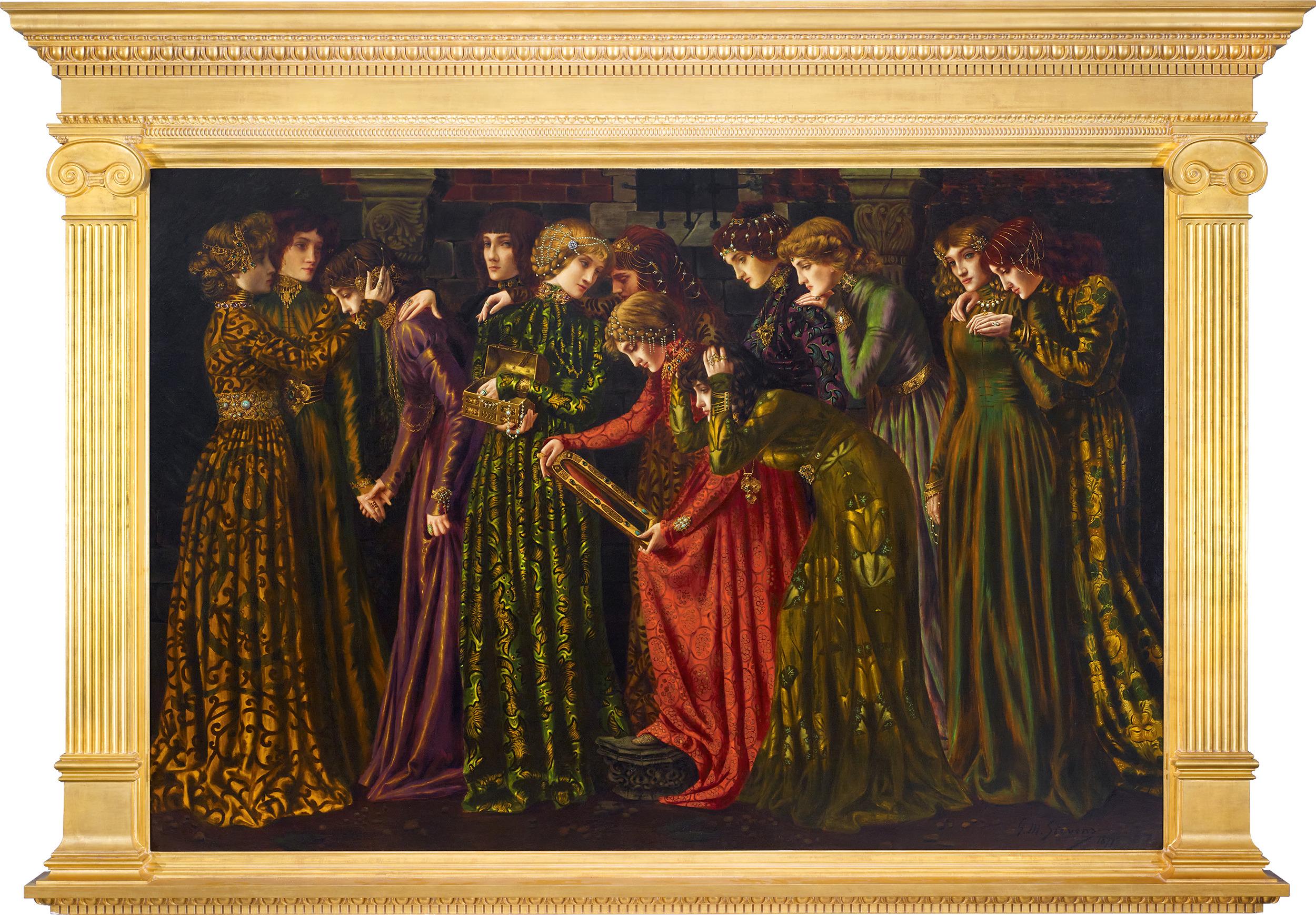 Le dodici principesse - Painting Accademia di Gustave Max Stevens