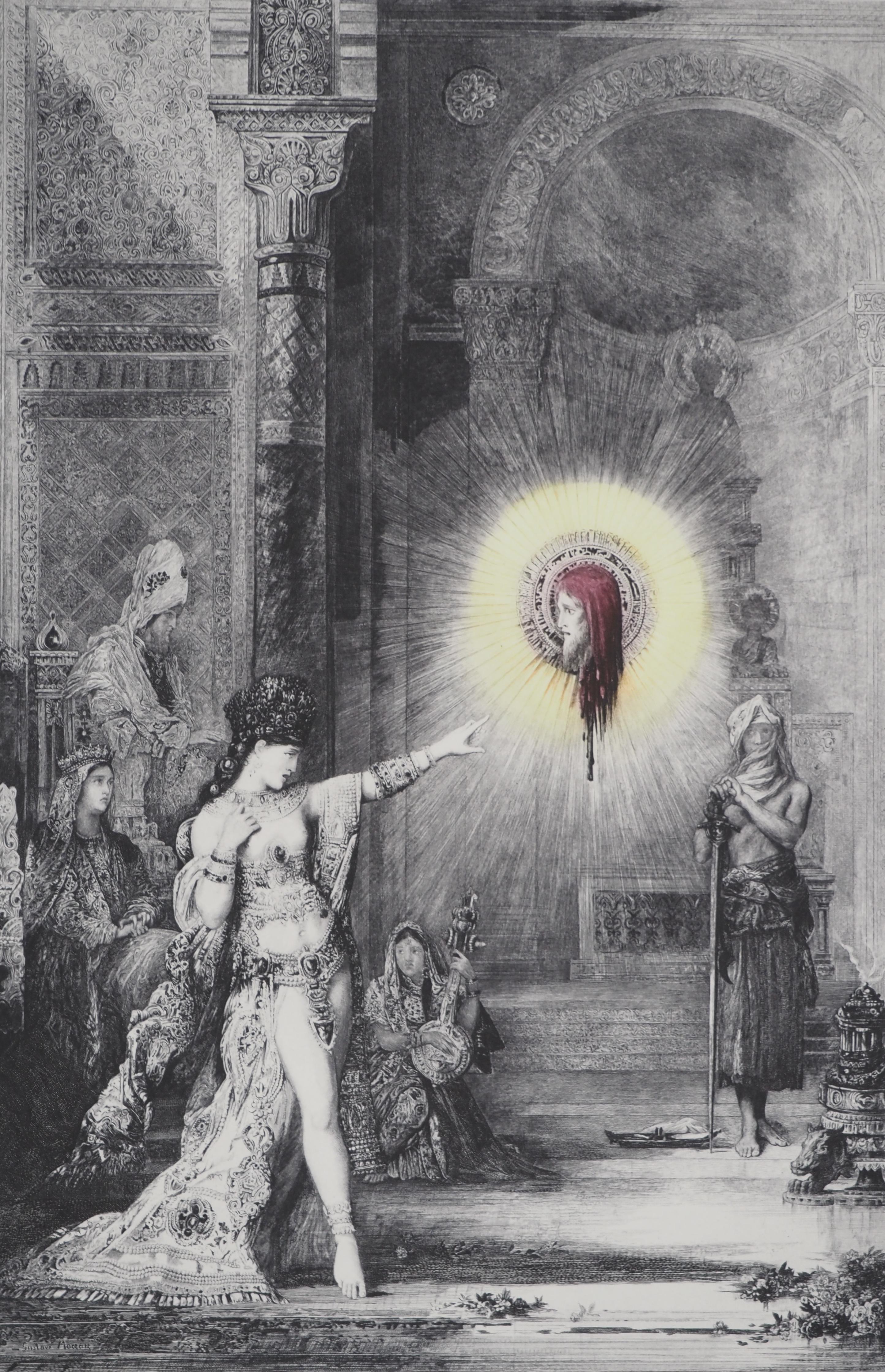 Salome and the Head of John the Baptist - Etching from Louvre Museum - Print by Gustave Moreau