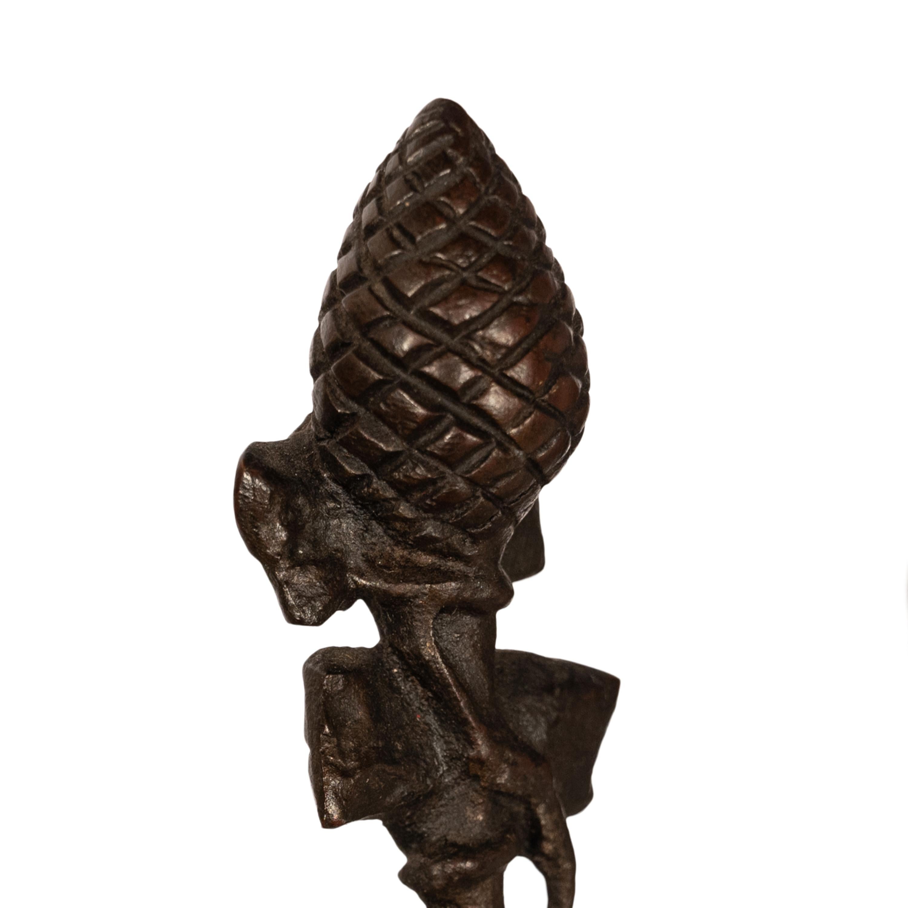 Antiguo Art Nouveau Español Bronce Escultura neoclásica Estatua Bacante 1890 en venta 7