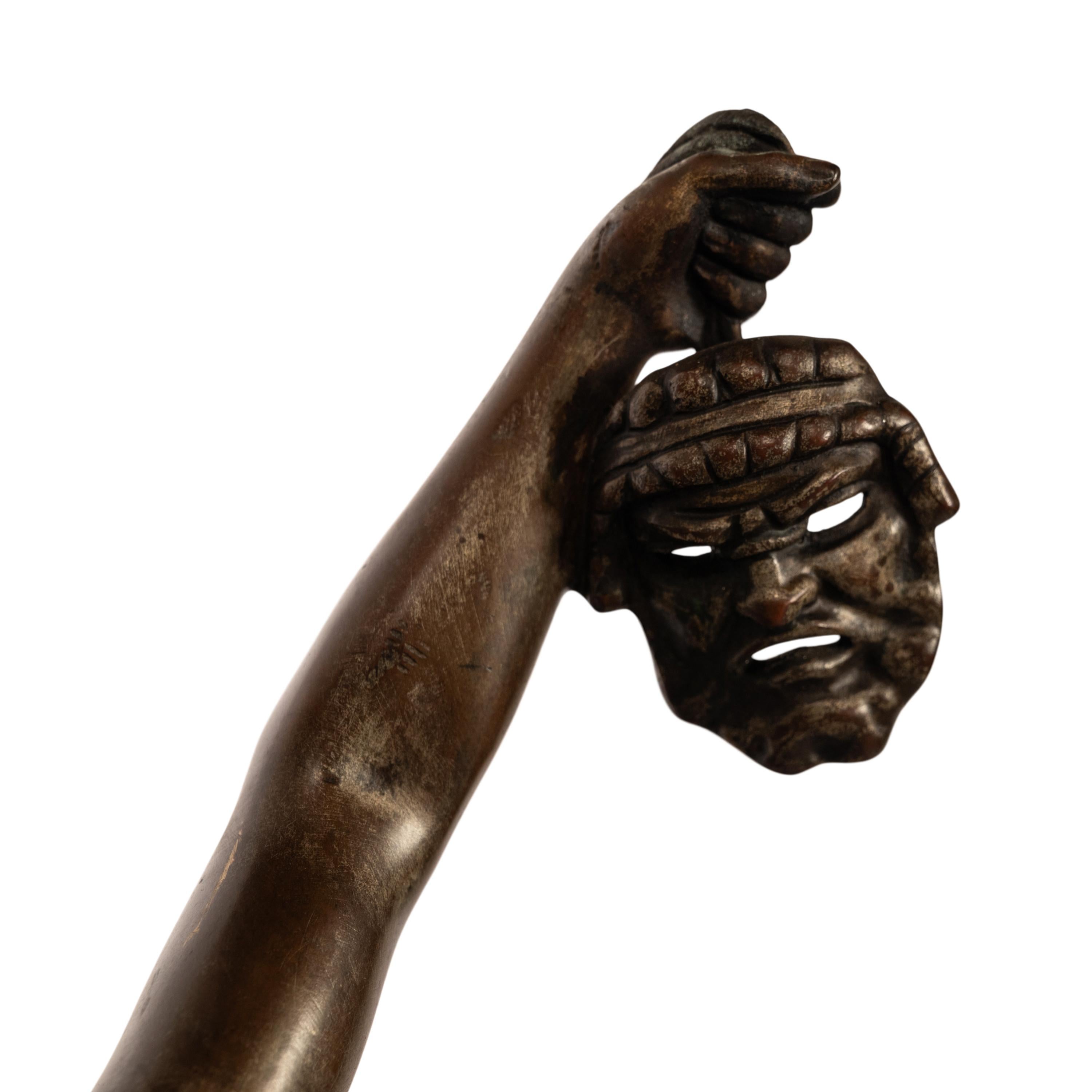 Antiguo Art Nouveau Español Bronce Escultura neoclásica Estatua Bacante 1890 en venta 8