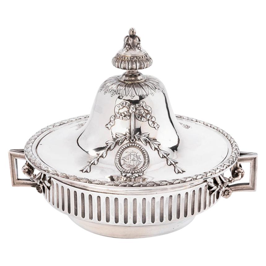 Gustave Odiot, Silver Vegetable Dish For Sale