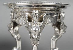 GUSTAVE ODIOT - Pair of silver and Baccarat crystal goblets 19th century