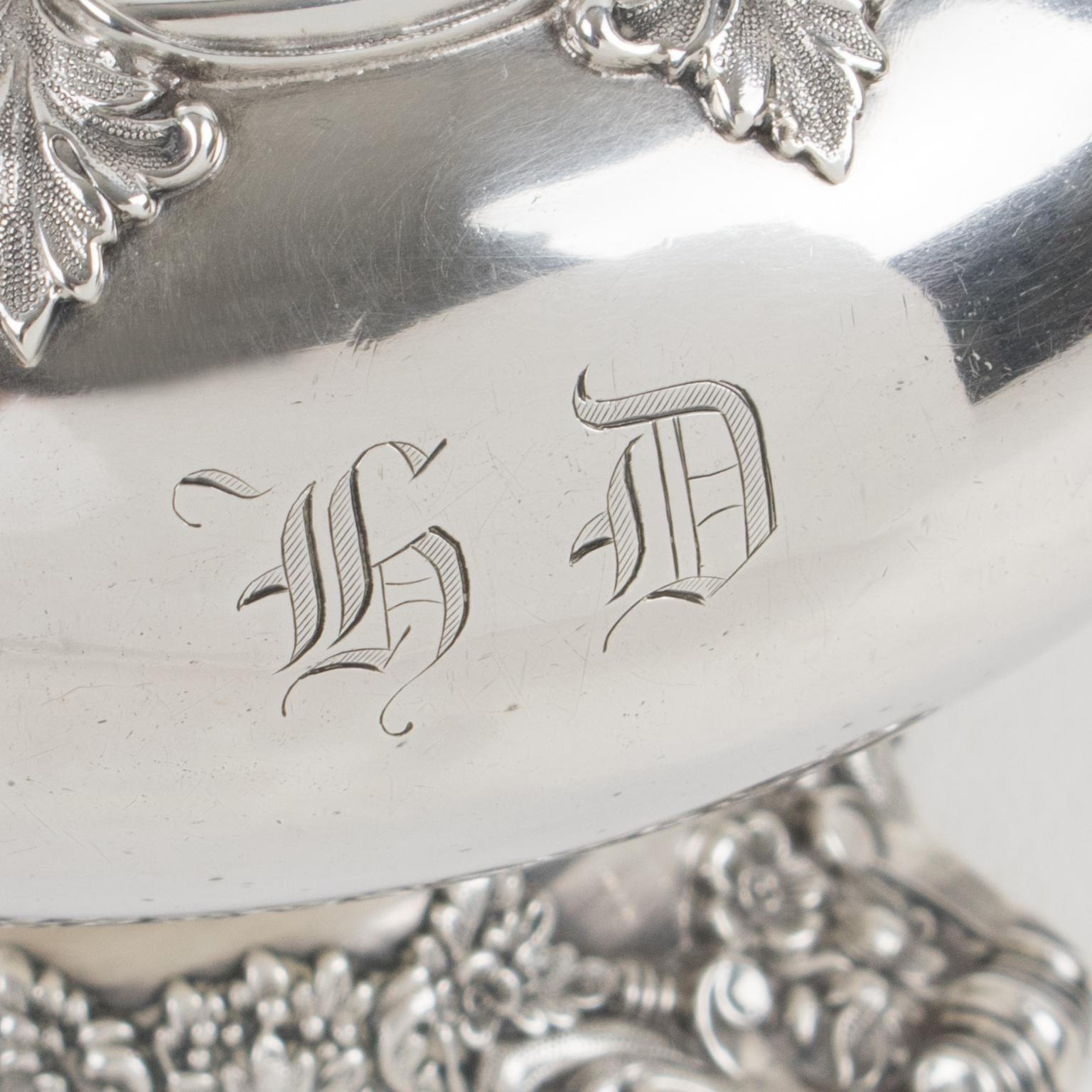 Français Bol en argent massif de Gustave Odiot Paris, vers 1880 en vente