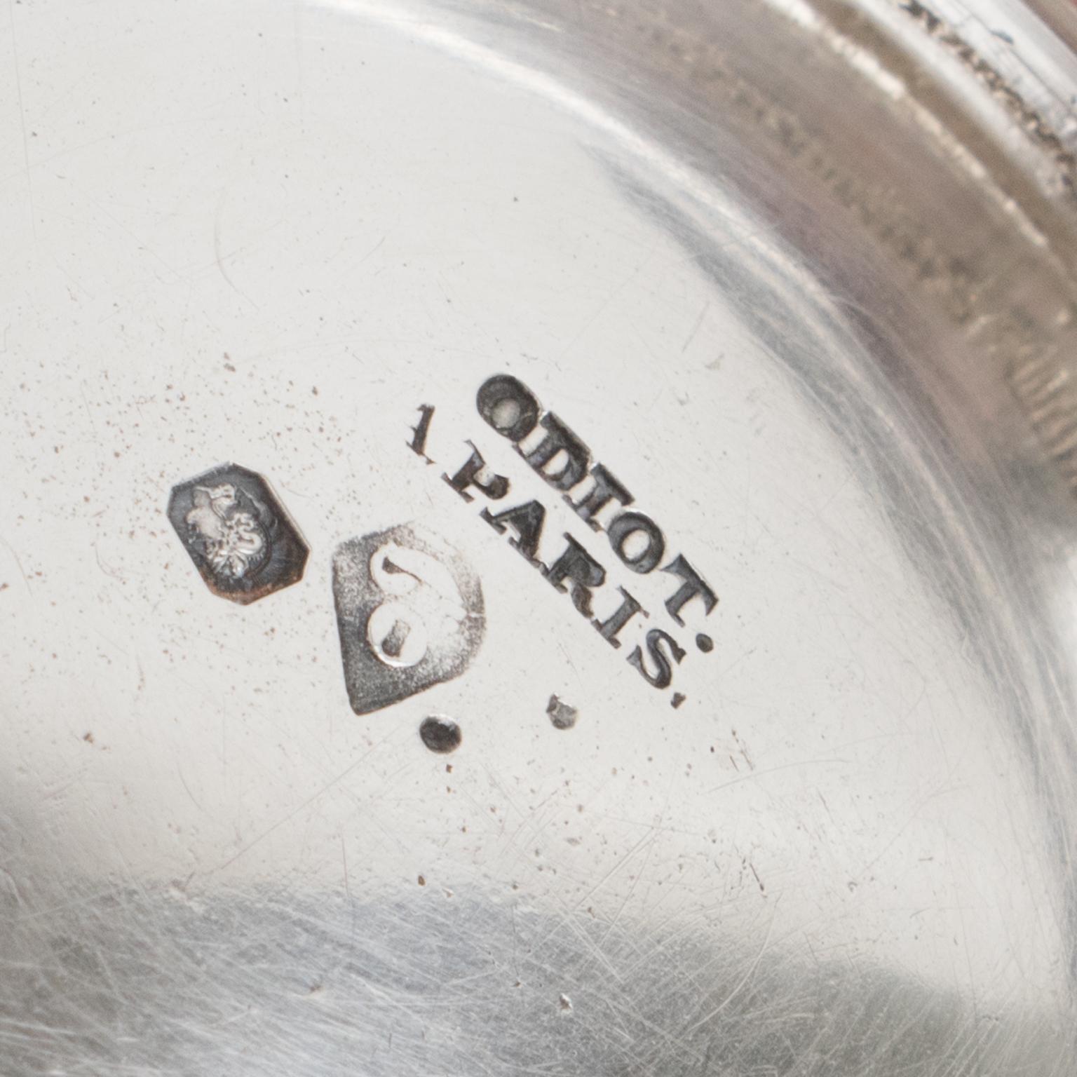 Cuenco Gustave Odiot París de plata de ley, hacia 1880 en venta 1