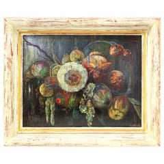 Gustave Penzyna Ecole de Paris French Expressionist Still Life Oil Painting