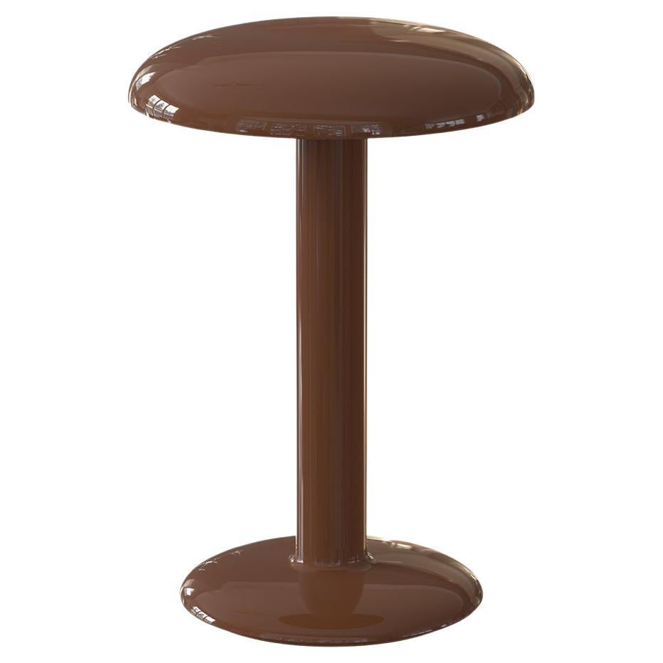 Gustave Residential Table Lamp in Lacquered Brown For Sale