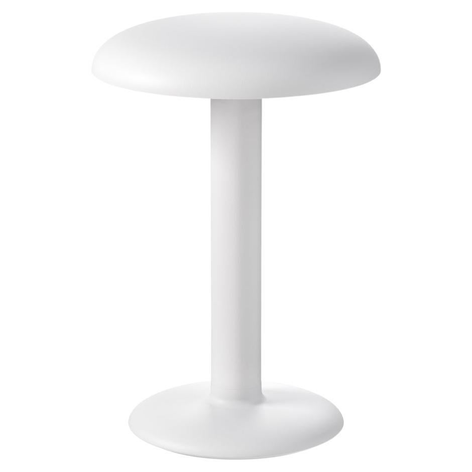 Lampada da tavolo residenziale Gustave in bianco opaco in vendita