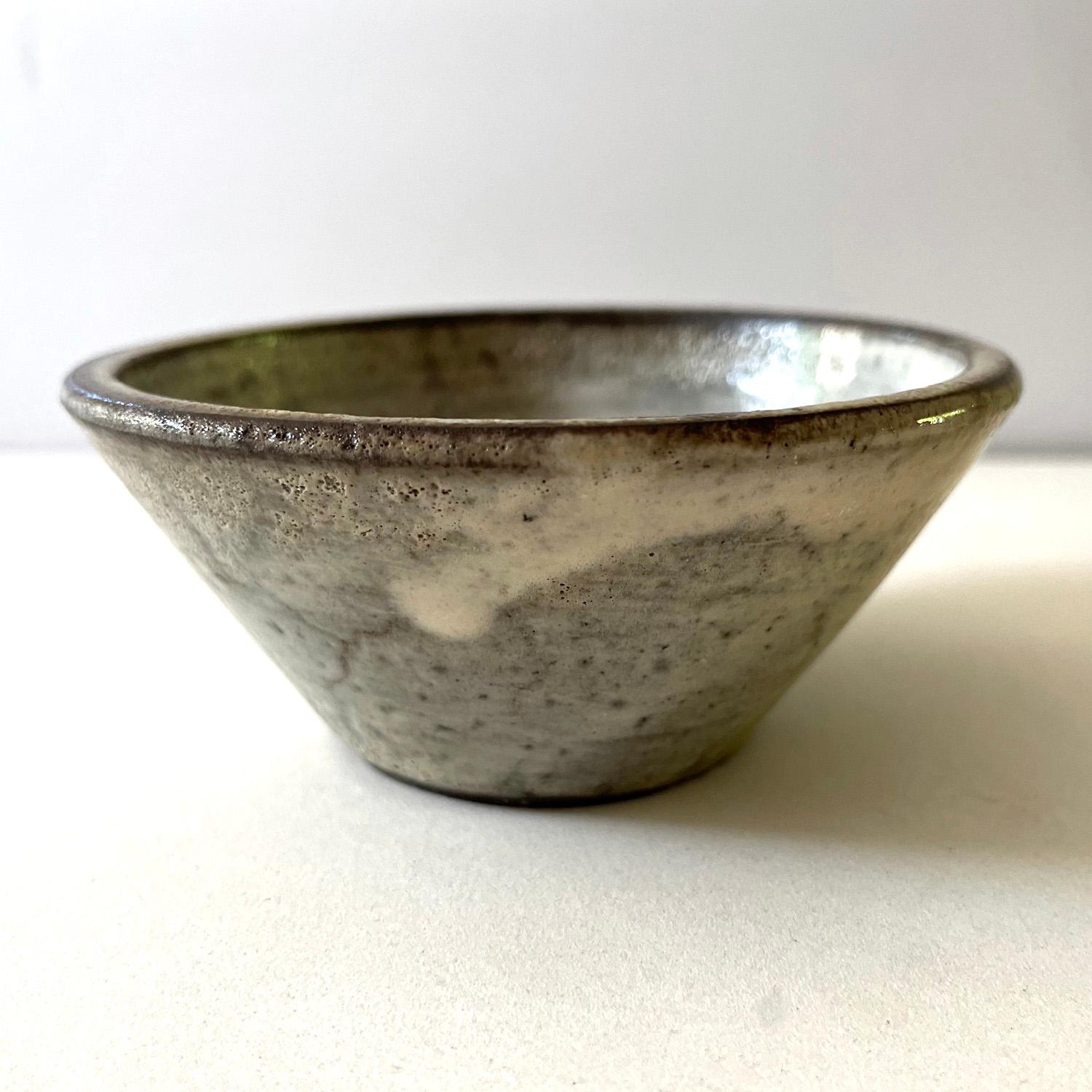 Mid-20th Century Gustave Reynaud Petite Earthenware Vessel Bowl  For Sale