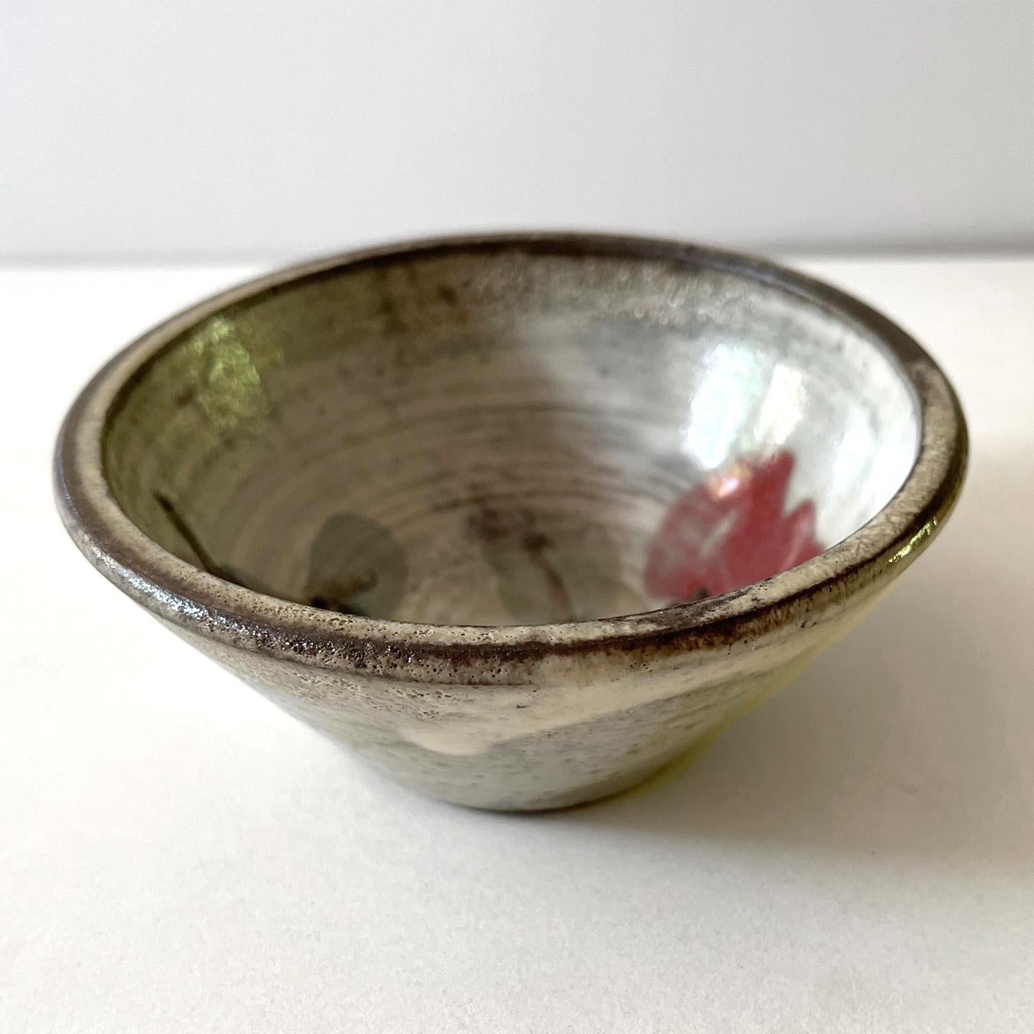 Gustave Reynaud Petite Earthenware Vessel Bowl  For Sale 1
