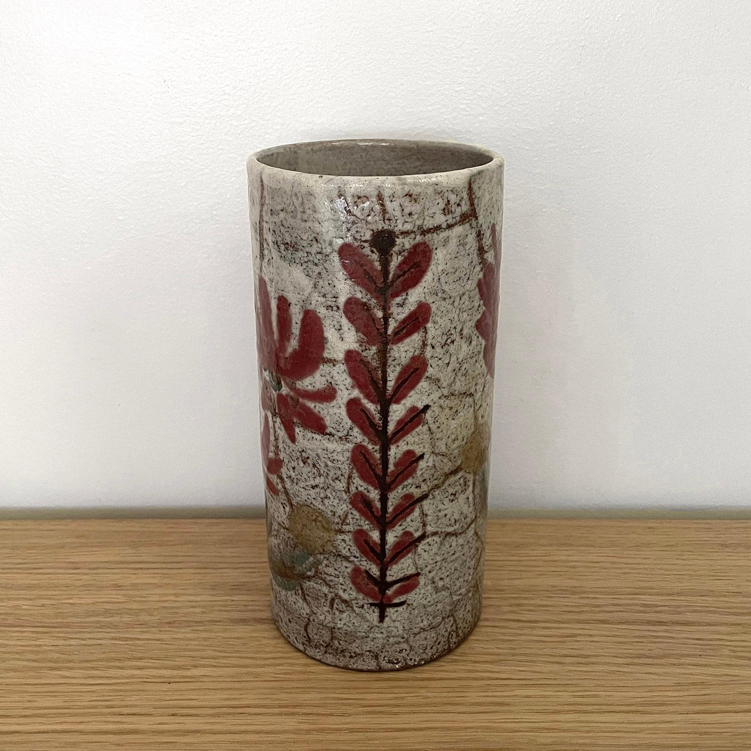 Gustave Reynaud French Earthenware Vase For Sale 1